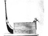 This Sumerian harp, dating from about 3500 B.C., illustrates the harps known to Jubal, `father of all such as handle the harp and organ` (Genesis iv,21). It was restored from fragments found at Ur.
